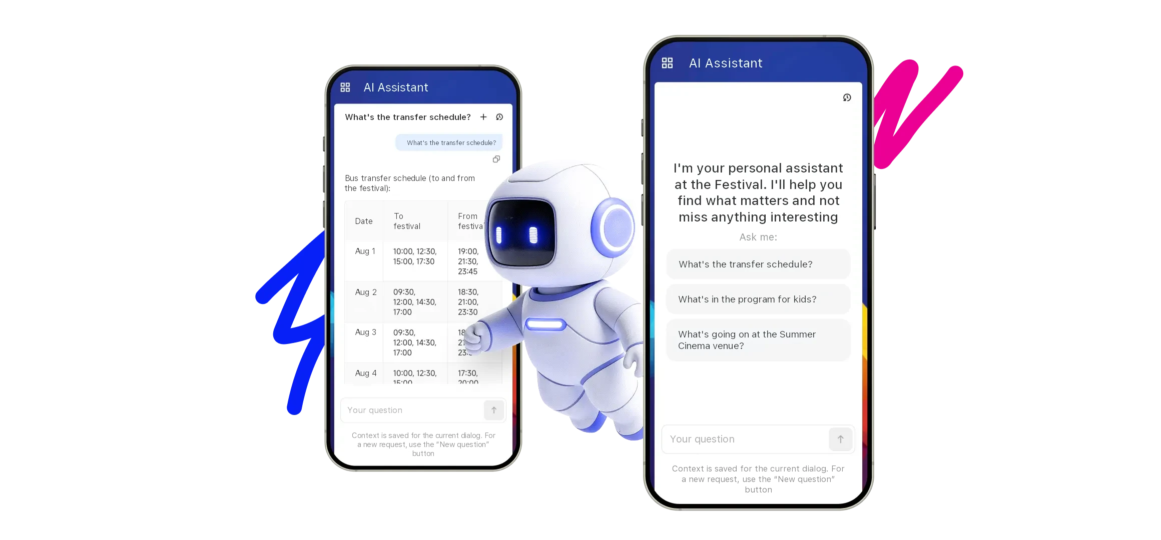 Event Rocks event platform, AI assistant