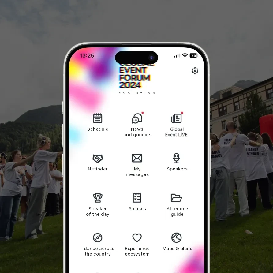 Global Event Forum, app screenshot